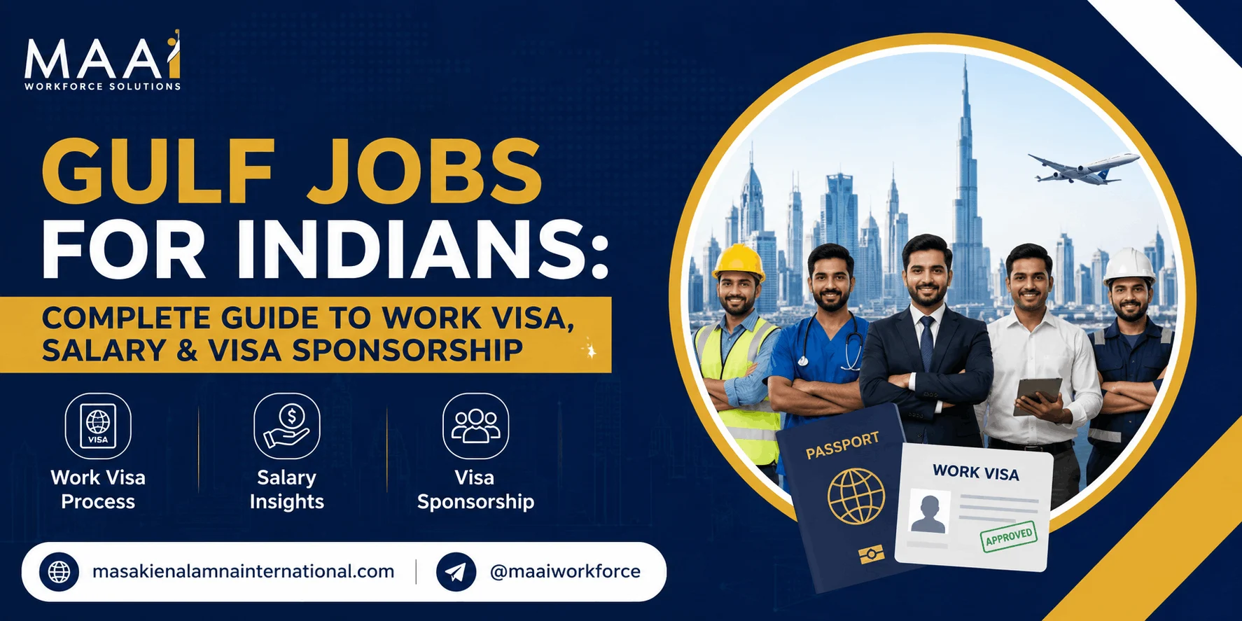 Gulf Jobs for Indians Complete Guide to Work Visa, Salary & Visa Sponsorship